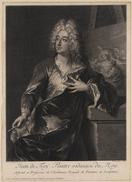 TvB G 6135
<br/>
Portret van Jean de Troy, peintre du Roy.
<br/>
<em>La Vallée, Simon de (1680-1730)</em>